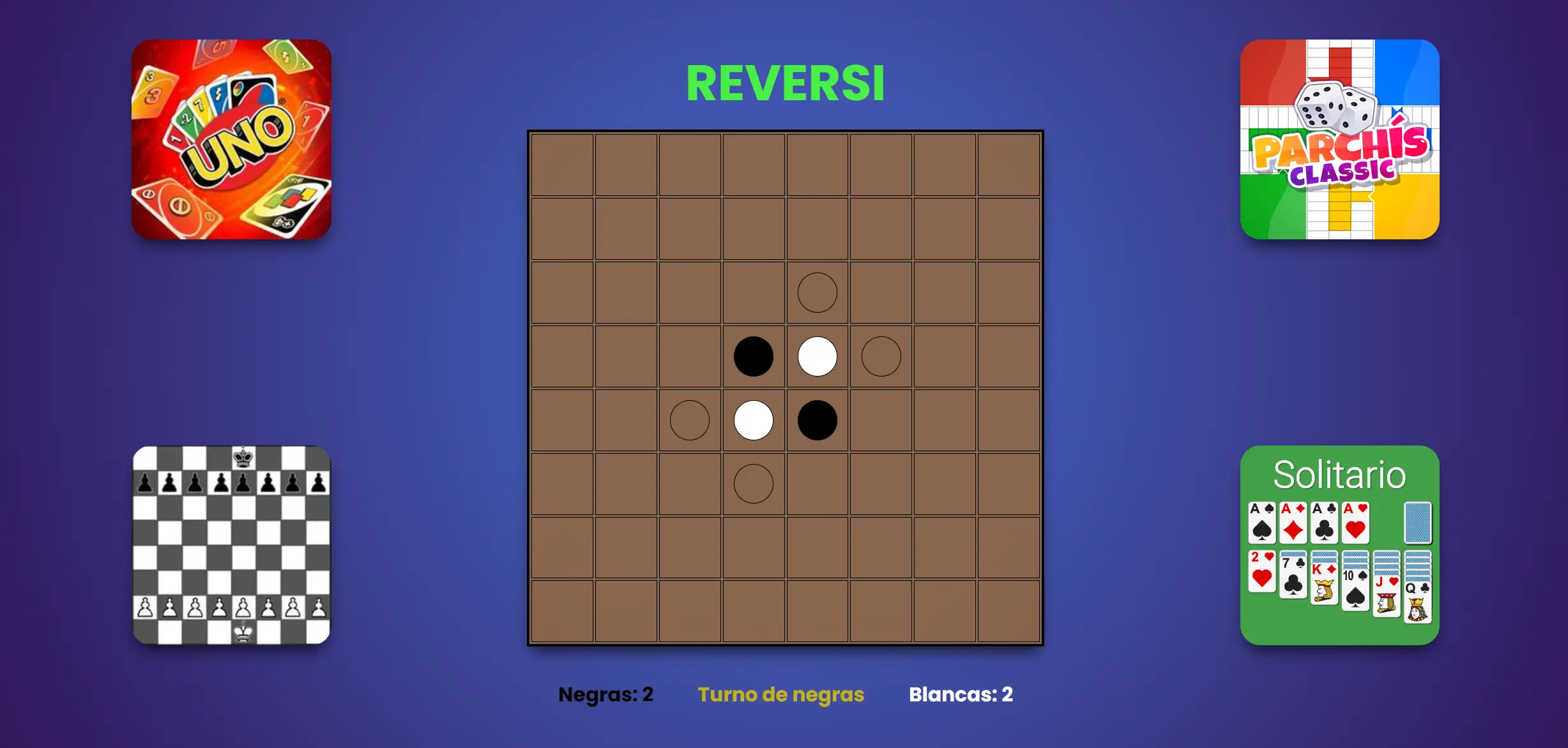 Reversi - Juego interactivo